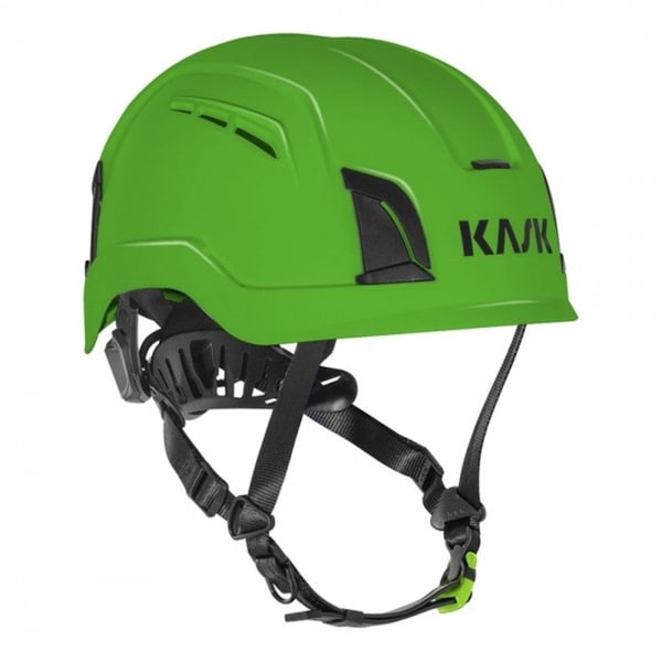 Vented Safety Helmet, Zenith X2 Air, Lightweight polypropylene HD, Adaptive Fit System, Green